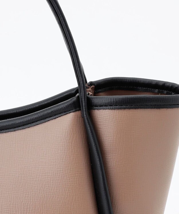 ANY SIS 【2WAY】ベルトベーシック トートバッグ モカ×ブラック