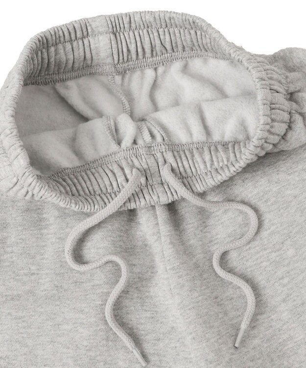 WEGO 【裏起毛】サイドリボンスウェットパンツ 杢グレー