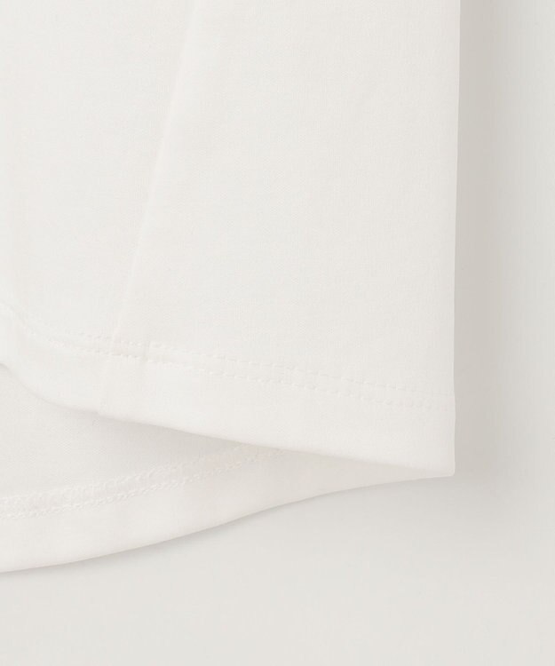 自由区 【洗える】レースエッジフレアスリーブ トップス オフ