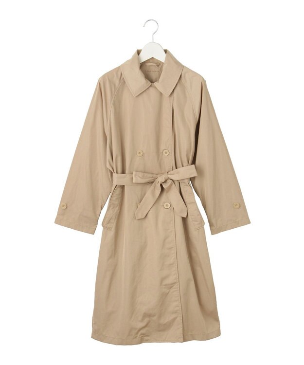MOONBAT 【撥水】LIGNAGGIO ベルト付トレンチコート ベージュ