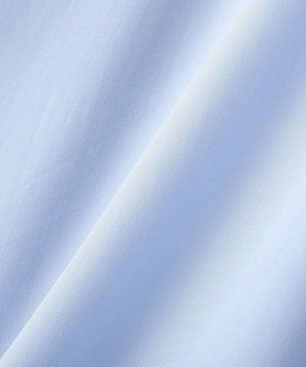 YECCA VECCA レース切替スキッパーブラウス Blue