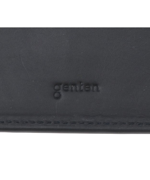 genten スクエアウォレット ラクダ革二つ折り財布 チャ