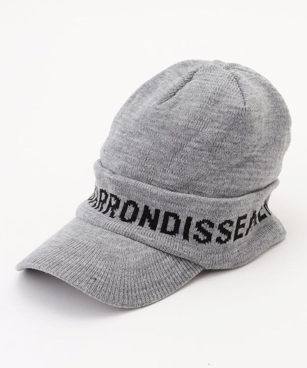 23区GOLF 【MEN】ウォームニットキャップ ライトグレー系