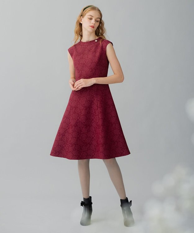 TOCCA 【洗える！】VERONICA ドレス ワイン系