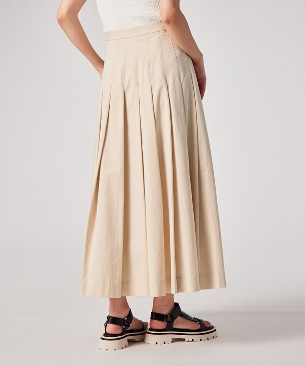 Paul Smith ピーチコットン プリーツスカート アイボリー