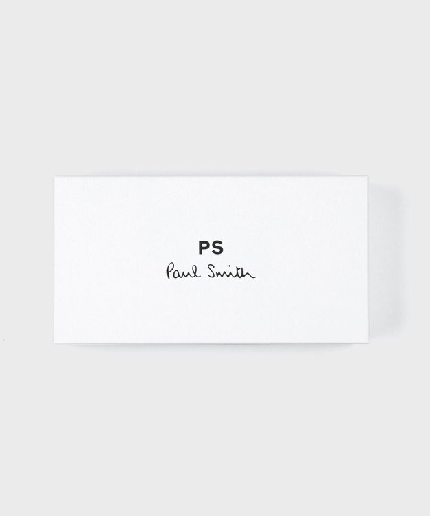 Paul Smith PS Paul Smith ドローイング ラウンドジップ 長財布 ブラック