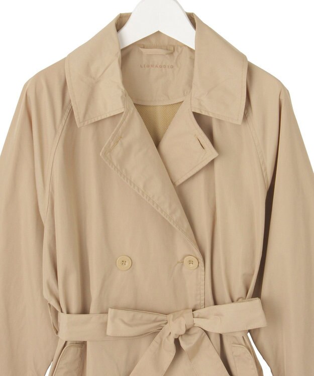 MOONBAT 【撥水】LIGNAGGIO ベルト付トレンチコート ベージュ