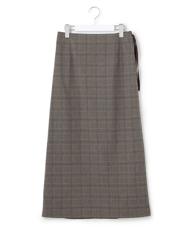 J.PRESS YORK STREET 【WOMEN】タイトロングスカート ブラウン系3