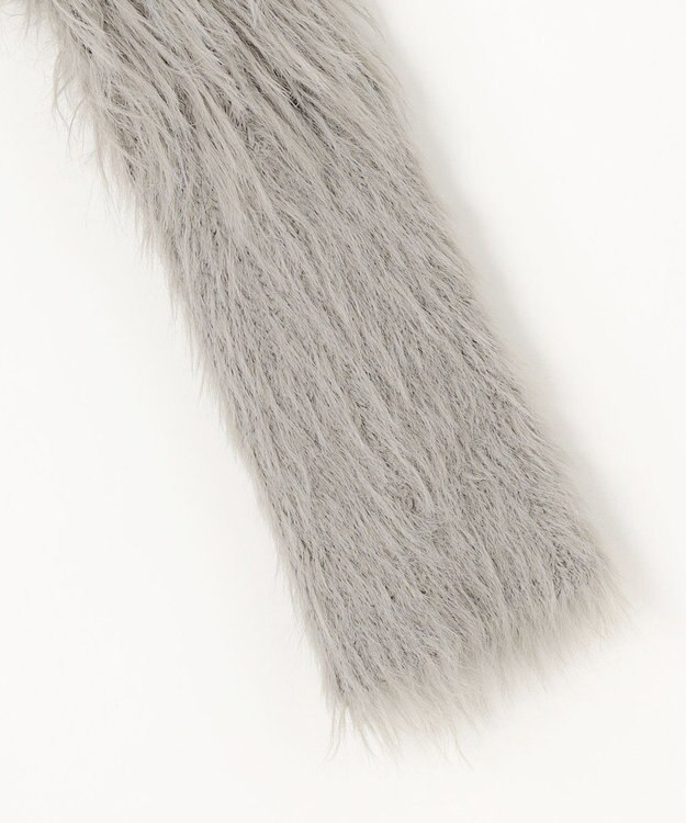 NAVE 【ReNAVE・洗える】メルティーシャギーニット カーディガン ライトグレー系