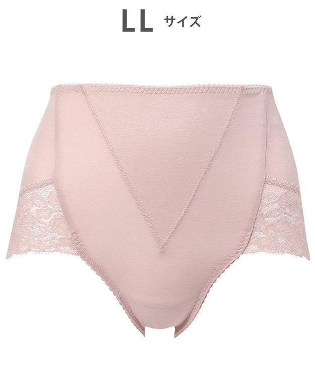 WACOAL 【美ショーツ】 はきこみ丈ふかめ おなか押さえ設計 オーガニックコットン混素材(本体) レディース PPG185 /ワコール ピーチ