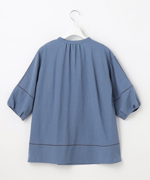 J.PRESS LADIES L ナチュラルジャージー カットソー ブルー系