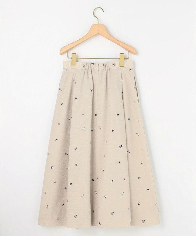 組曲 【先行予約・WEB限定】ミニフラワーエンブロイダリー スカート ベージュ系7