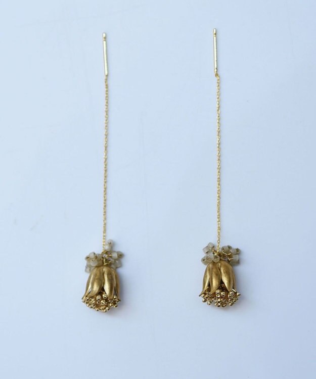 monshiro 【2WAY】タンポポツボミ ピアス ゴールド