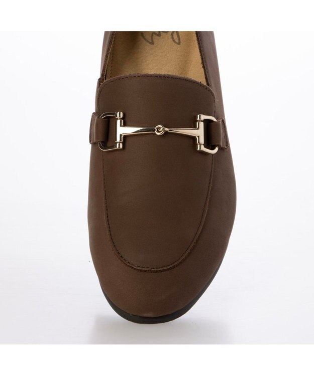 ing <ing>【WEB限定】レザービットローファー ダークブラウンヌバック