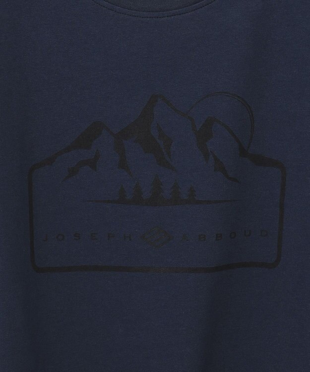 JOSEPH ABBOUD MOUNTAIN 【UNISEX】サスティナブル オーガニックコットンTシャツ ネイビー系