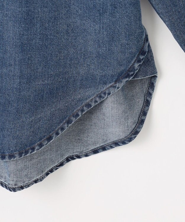 ANY オーバーデニムシャツ フェードインディゴ