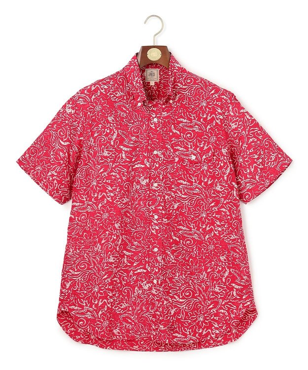 J.PRESS MEN 【J.PRESS YACHT CLUB】アーバンリゾート アロハ シャツ / B.D. レッド系5