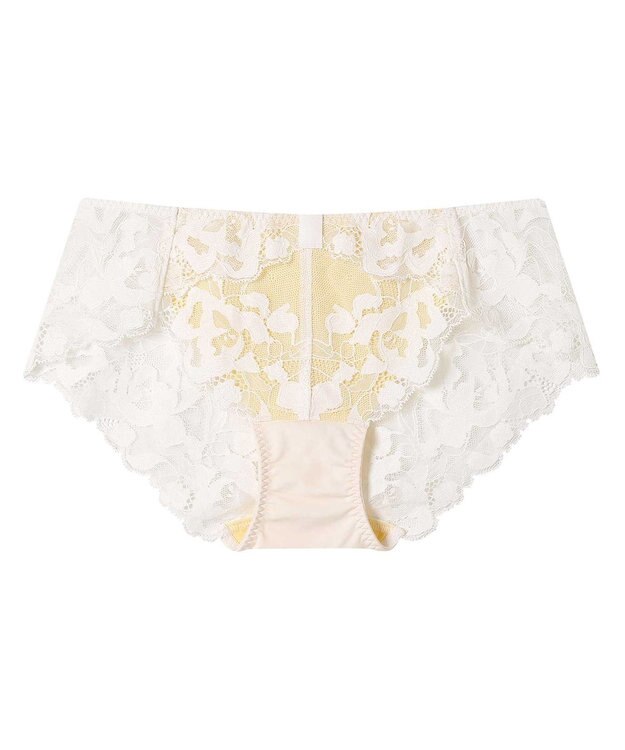 une nana cool リボンブラレース　総レースショーツ クリーム