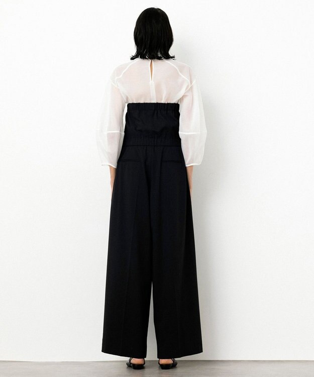 NAVE 【Nave・洗える】スパントロ ビスチェオールインワン ブラック系