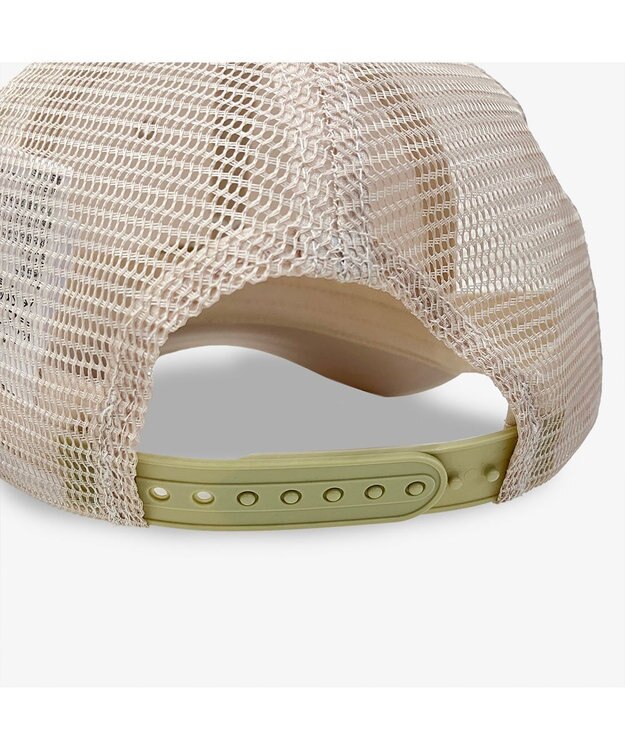 林八百吉商店 Champion　キッズ　ハートワッペンメッシュキャップ ベージュ