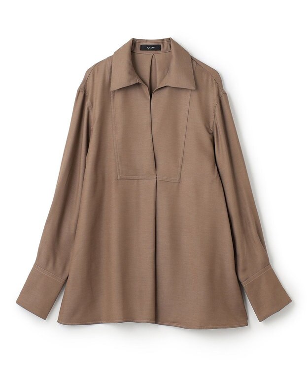 JOSEPH ビスコースツイル　ブラウス Hickory
