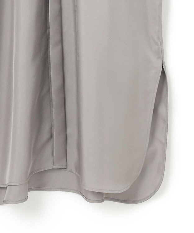 BEIGE， 【洗える】LISERONS / シルクパフワンピース L Gray