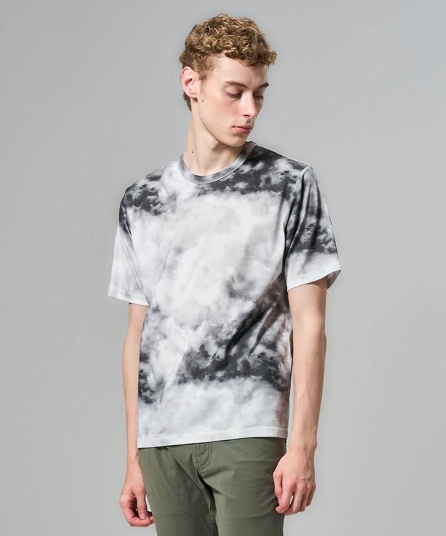 JOSEPH HOMME 【新柄】フォグプリントＴ　クルーネックTシャツ ライトグレー系3