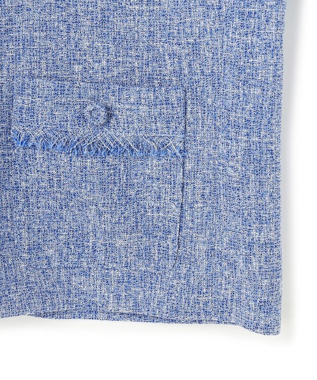 TOCCA 【洗える】MIST TWEED ジャケット ブルー系5