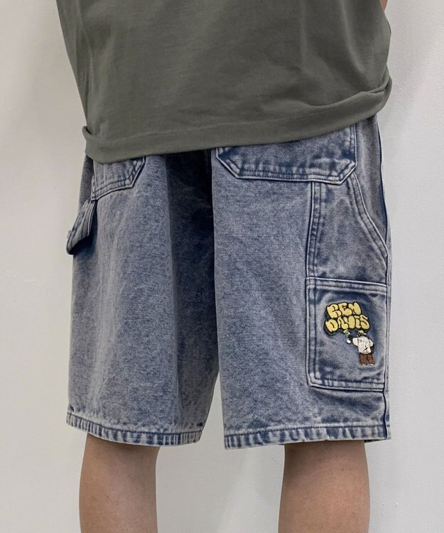 WEGO 【BEN DAVIS（ベンデイビス）】EMBRO FADED SHORTS ブルー