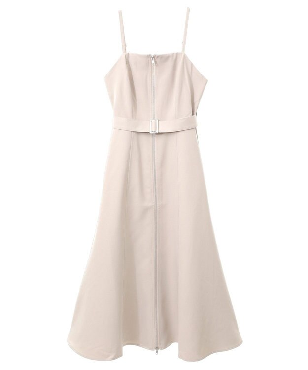 earth music&ecology ダブルジップキャミワンピース Beige