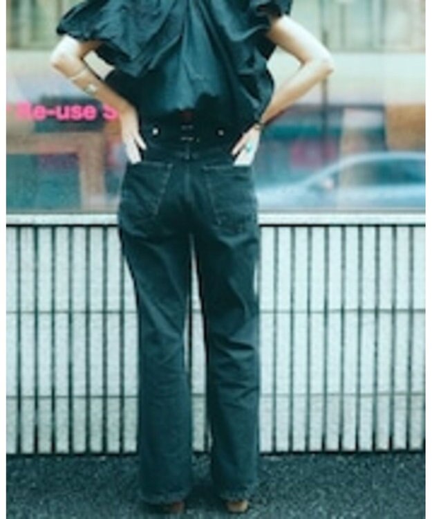 woadblue Semi-Wide flare/WBN3308 BLACK