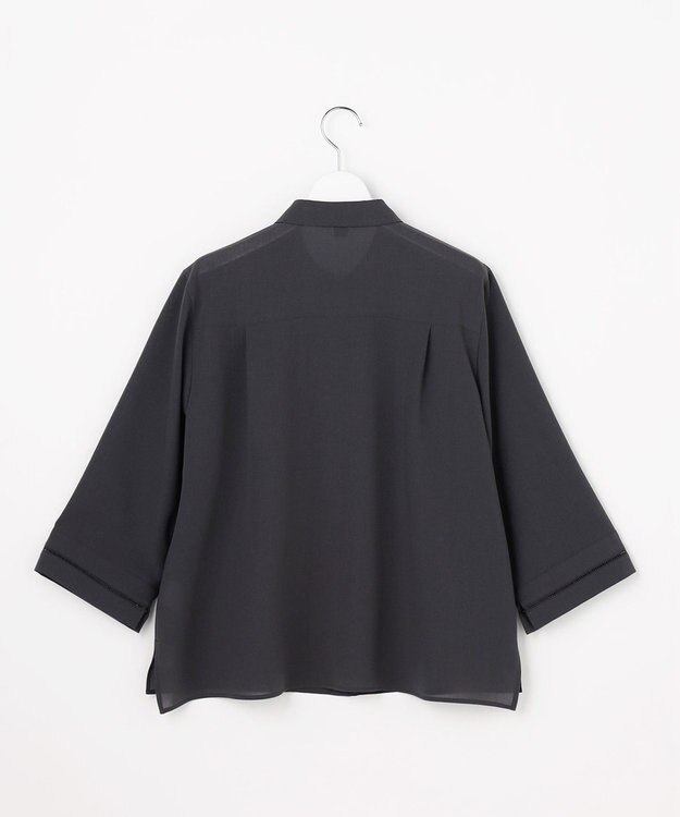 J.PRESS LADIES トロピカルボイル シャツ ブラウス スレート系