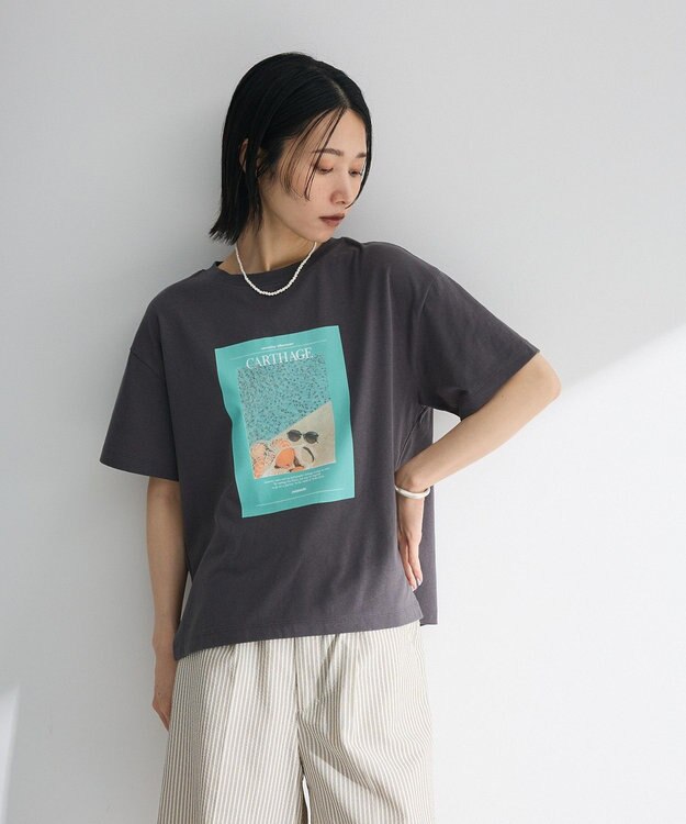 Green Parks フォトボックスＴシャツ Blue