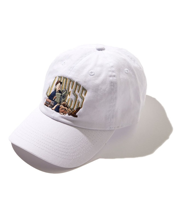 J.PRESS MEN 【AaronChang】【UNISEX】ロゴ キャップ ホワイト系