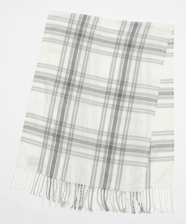 WEGO 【マフラー】大判ストール ライトグレー