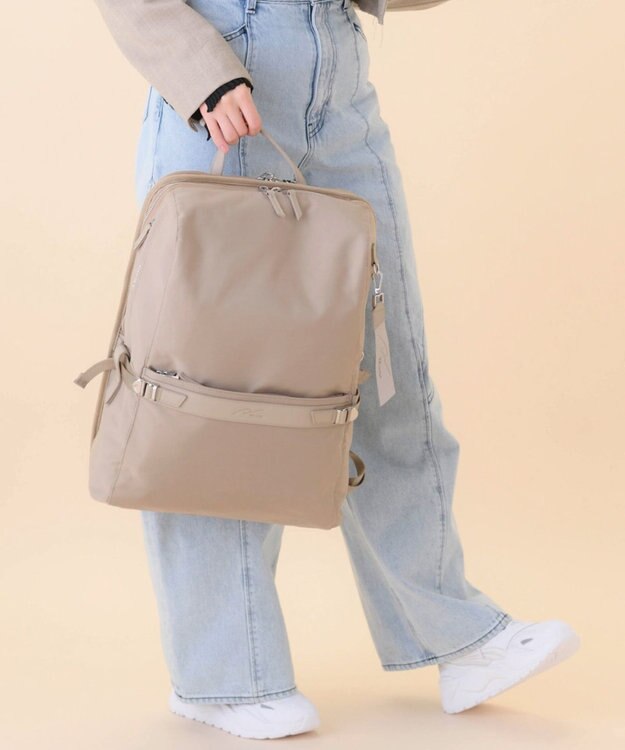 ACE BAGS & LUGGAGE W&.Day Night リッカ スクエアリュック B4サイズ 11713 ダブルアンドデイナイト ビジネスバッグ 【SALE】ベージュ