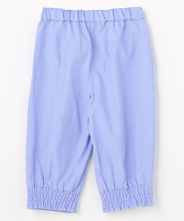 組曲 KIDS 【110-140㎝】 クロップドカフスパンツ サックスブルー