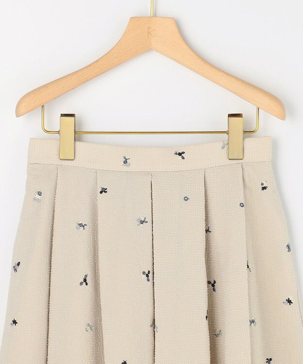 組曲 【先行予約・WEB限定】ミニフラワーエンブロイダリー スカート ベージュ系7