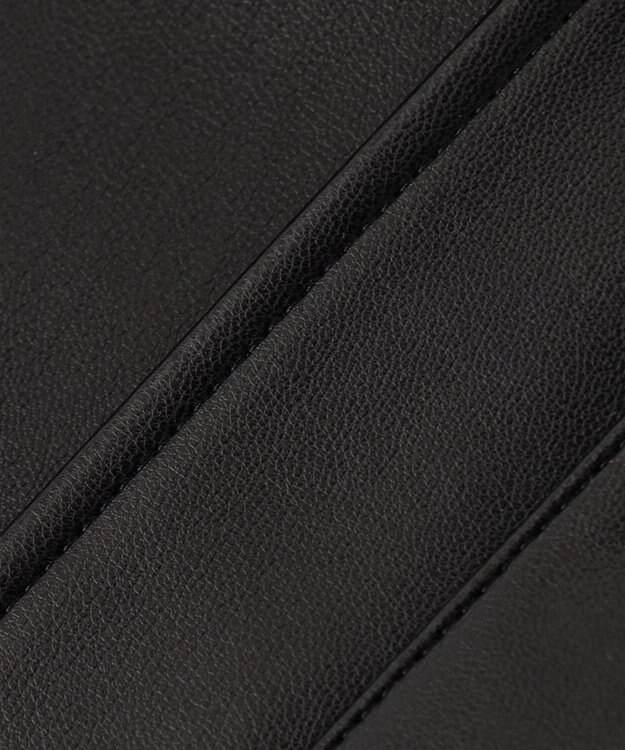 NAVE 【Nave】フェイクラムスキン ブルゾン ブラック系