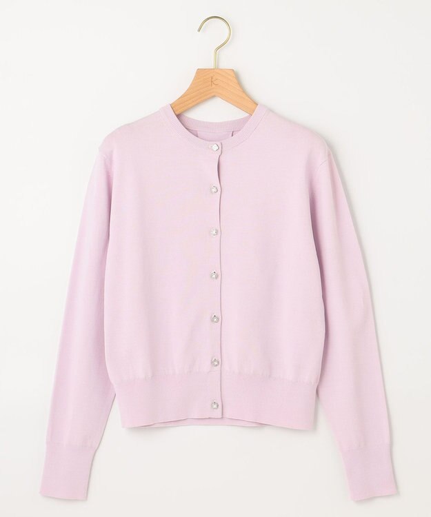 組曲 【8色展開・アンサンブル対応】ブーケカラーカーディガン ピンク系