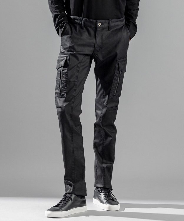 JOSEPH HOMME ハイパワーソフトストレッチ / CIGAR CARGO ブラック系