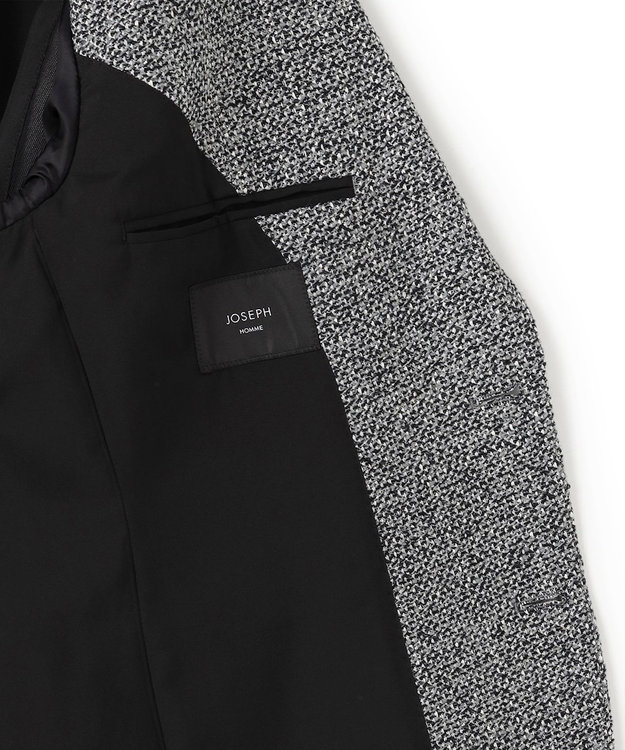 JOSEPH HOMME 【新素材】ブレンテッドライトツイード　ジャケット ライトグレー系