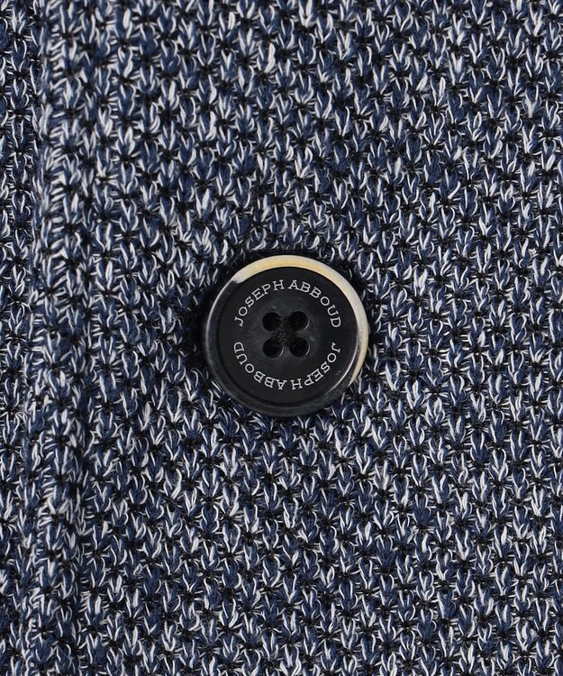 JOSEPH ABBOUD 【ストレッチ/カーディガンジャケット】コットンメランジジャージー ジャケット ネイビー系