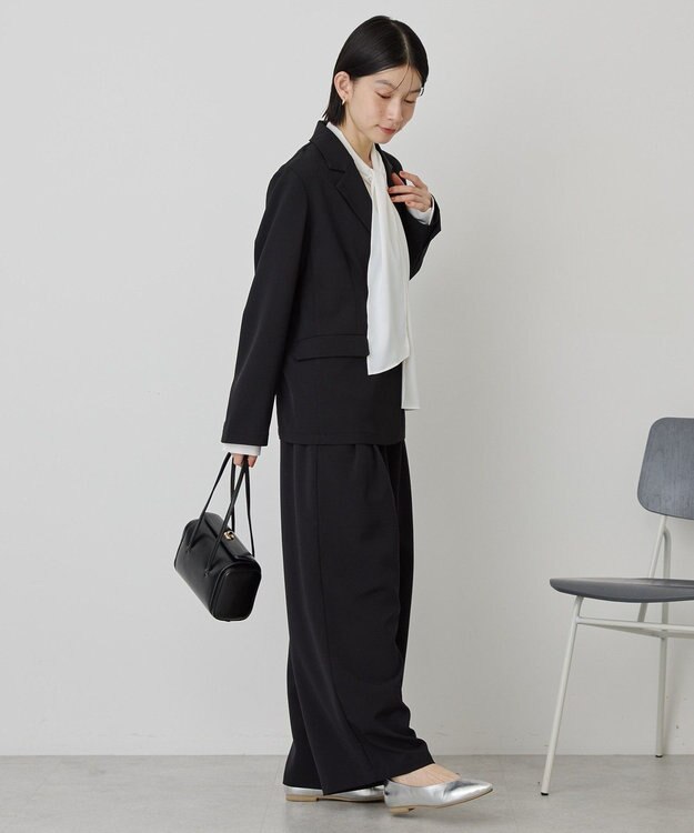 AMERICAN HOLIC 【イージーケア】テーラードジャケット Black