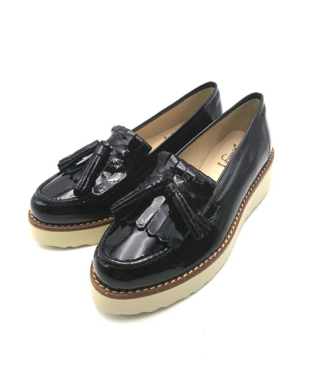 BONTRE 【BONTRE/ボントレ】厚底タッセルローファー ブラック