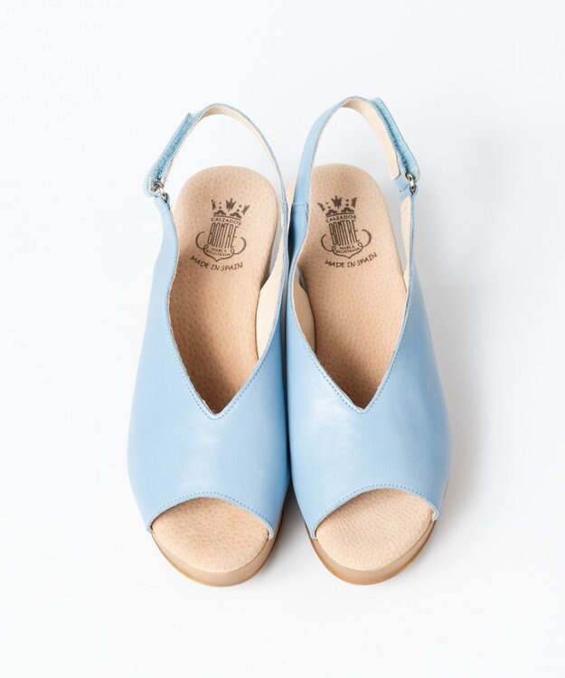 BONTRE 【BONTRE】Vカットサボサンダル ブルー