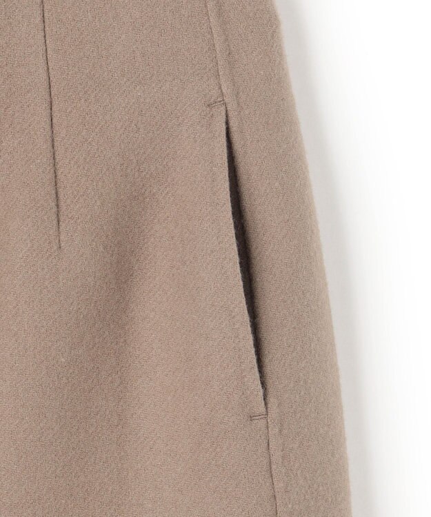 uncrave メルトンリバー ミニスカート トープ