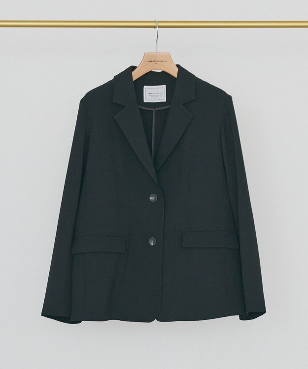 AMERICAN HOLIC 【イージーケア】テーラードジャケット Black
