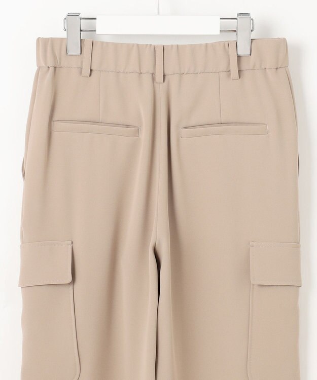 自由区 【洗える】ダブルクロスカーゴ パンツ モカ