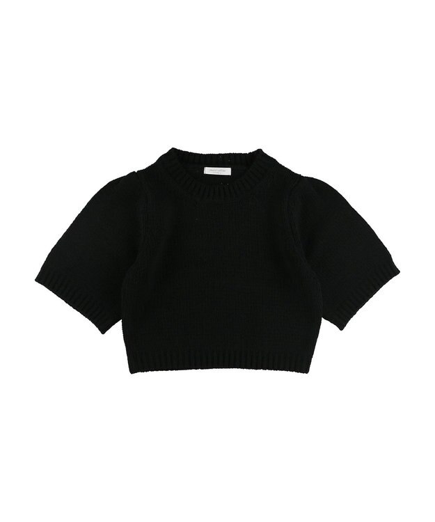 Green Parks ローゲージニットＴシャツ Black